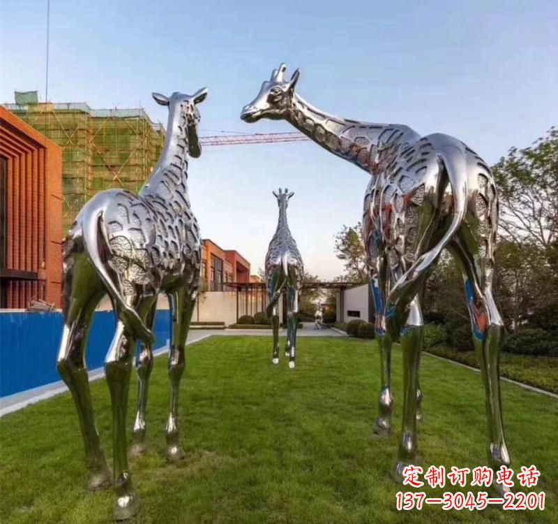 江西不锈钢城市园林动物雕塑