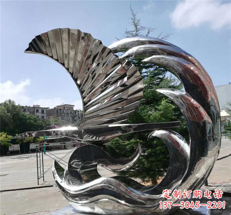 江西不锈钢翅膀艺术雕塑