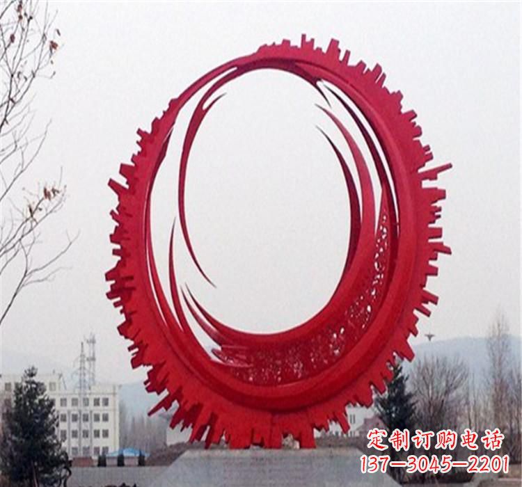 江西不锈钢抽象齿轮雕塑