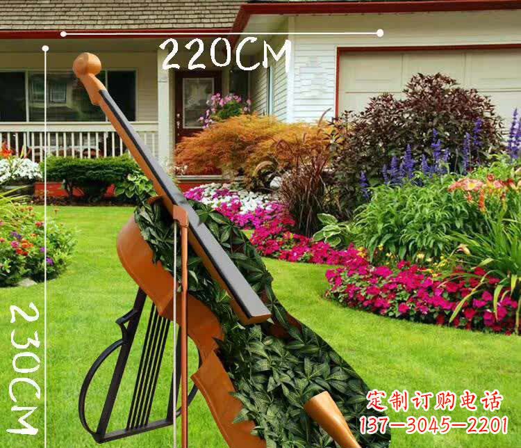 江西不锈钢抽象大提琴雕塑1