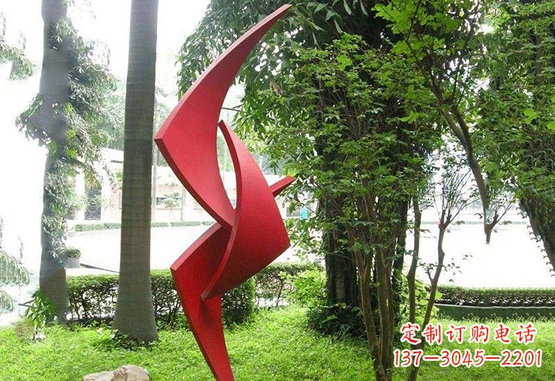 江西不锈钢抽象的风车雕塑