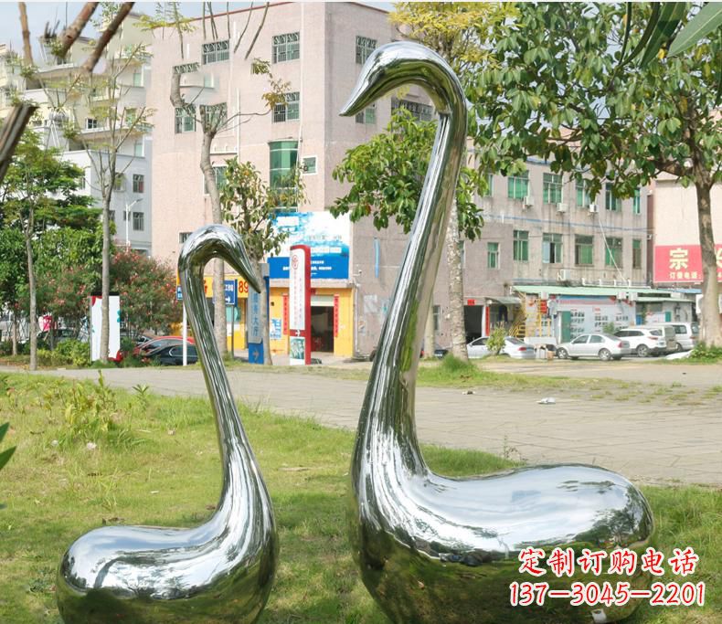 江西不锈钢抽象动物雕塑2