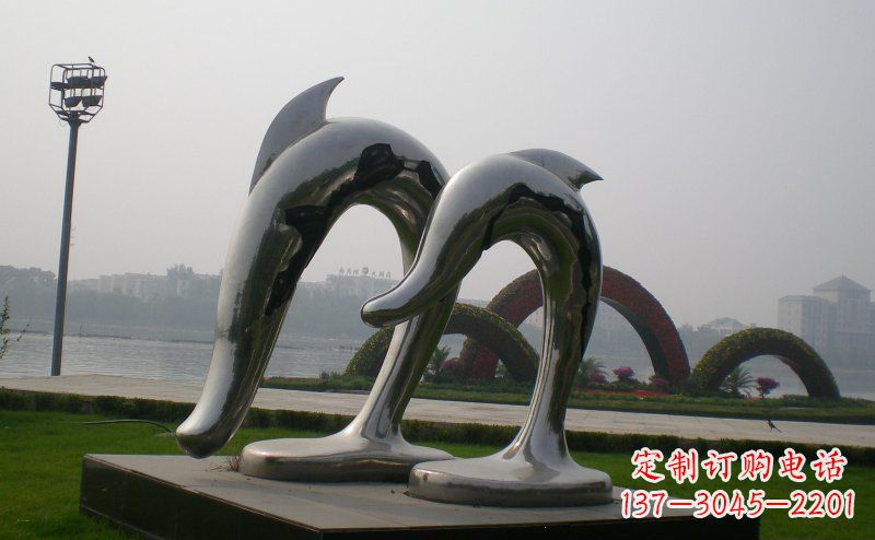 江西不锈钢抽象海豚