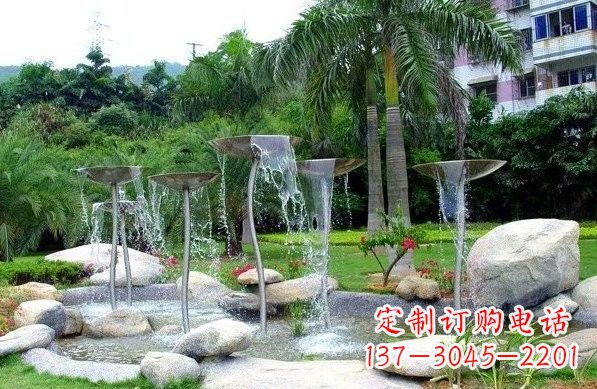 江西不锈钢喷泉雕塑艺术之美