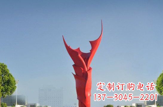 江西不锈钢抽象火炬雕塑