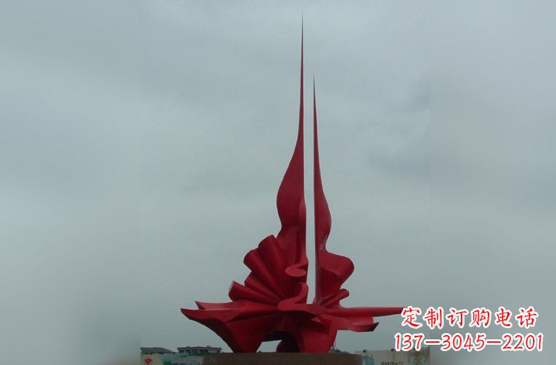 江西不锈钢抽象火炬雕塑222