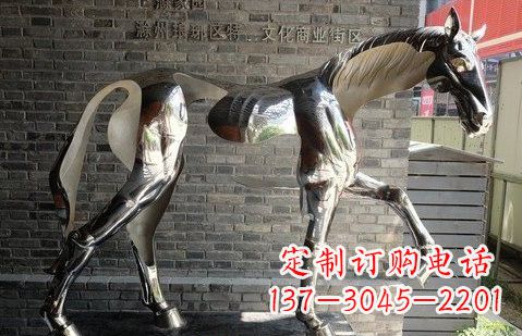 江西不锈钢抽象马雕塑