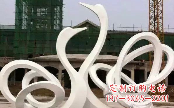 江西不锈钢抽象天鹅雕塑222
