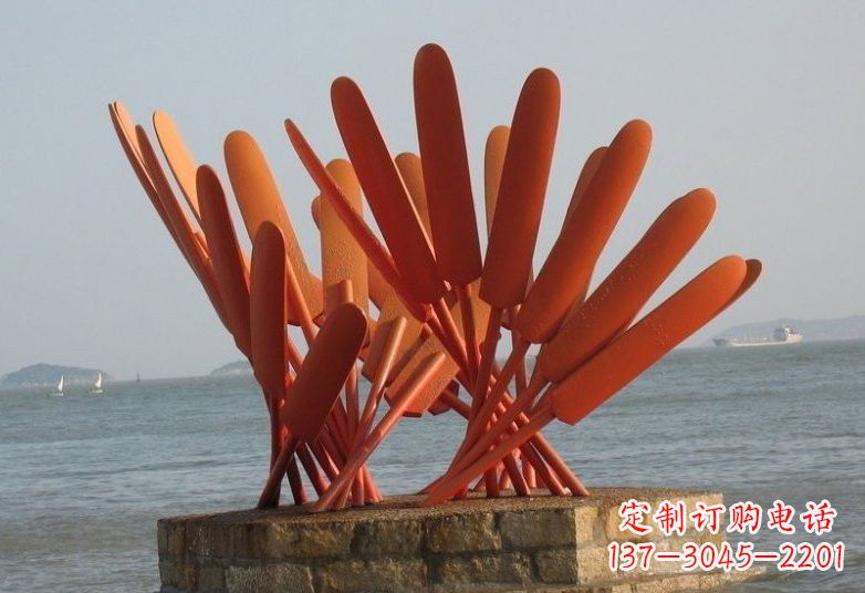 江西不锈钢船桨雕塑