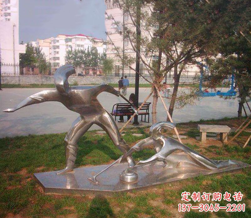 江西不锈钢创意冰壶雕塑大赛