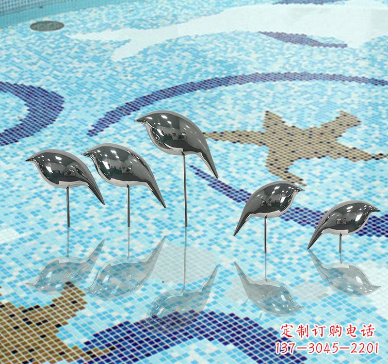 江西不锈钢创意鸽子雕塑展现精致美感