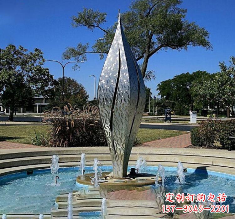 江西不锈钢创意喷泉雕塑