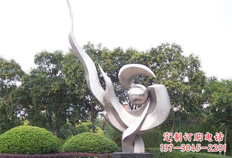 江西不锈钢大抽象鸽子雕塑