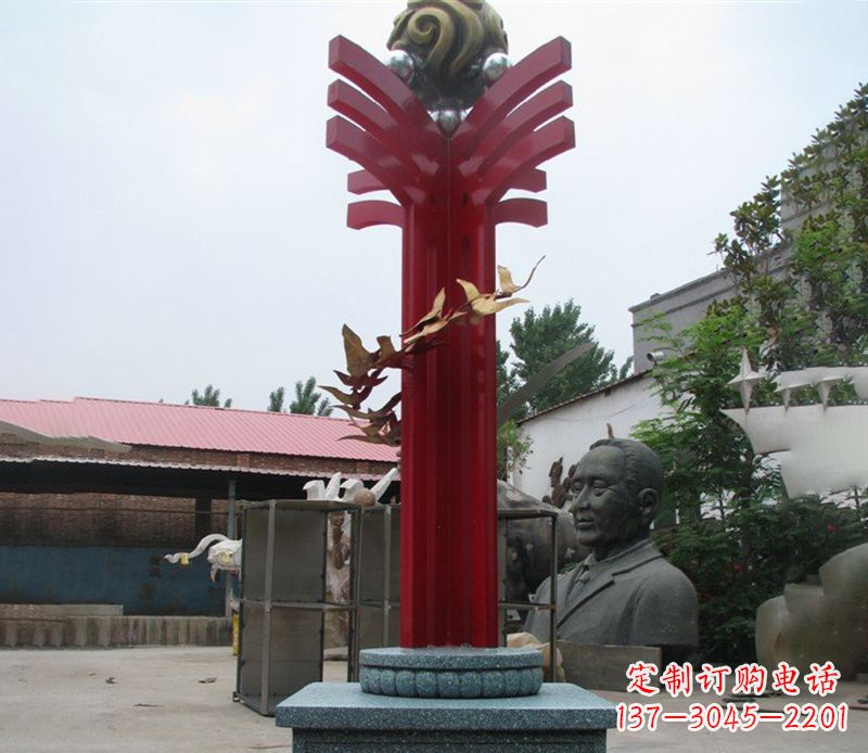 江西不锈钢大雁飞翔雕塑