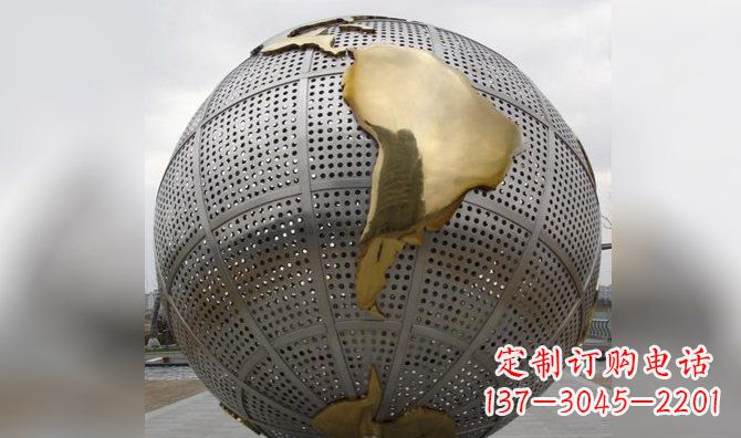 江西不锈钢地球雕塑传承人类文明的精神象征