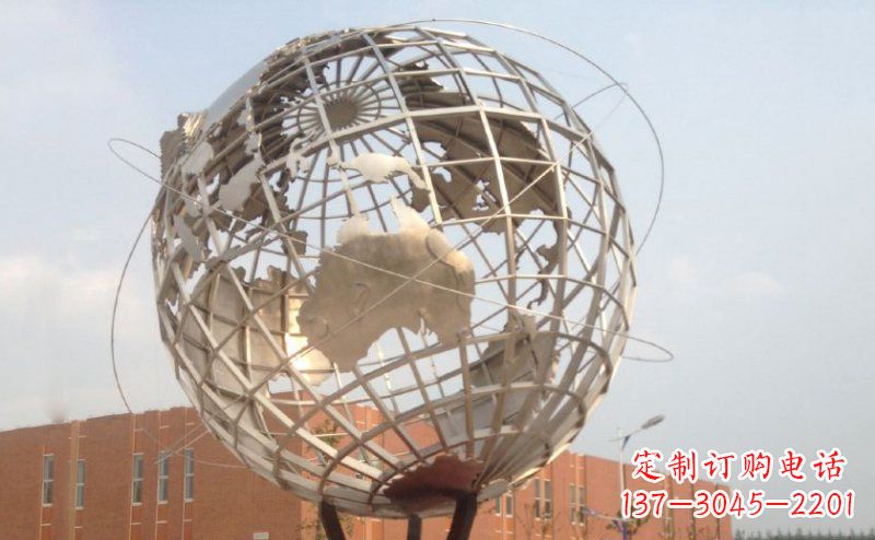 江西不锈钢地球雕塑——一件集美丽与坚固于一身的艺术品