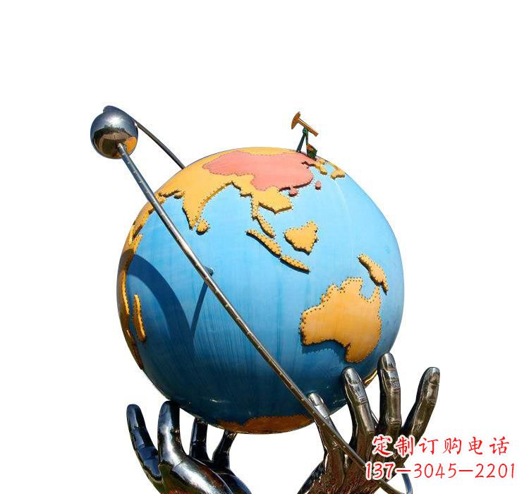 江西不锈钢地球雕塑2
