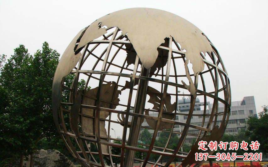 江西不锈钢地球景观雕塑