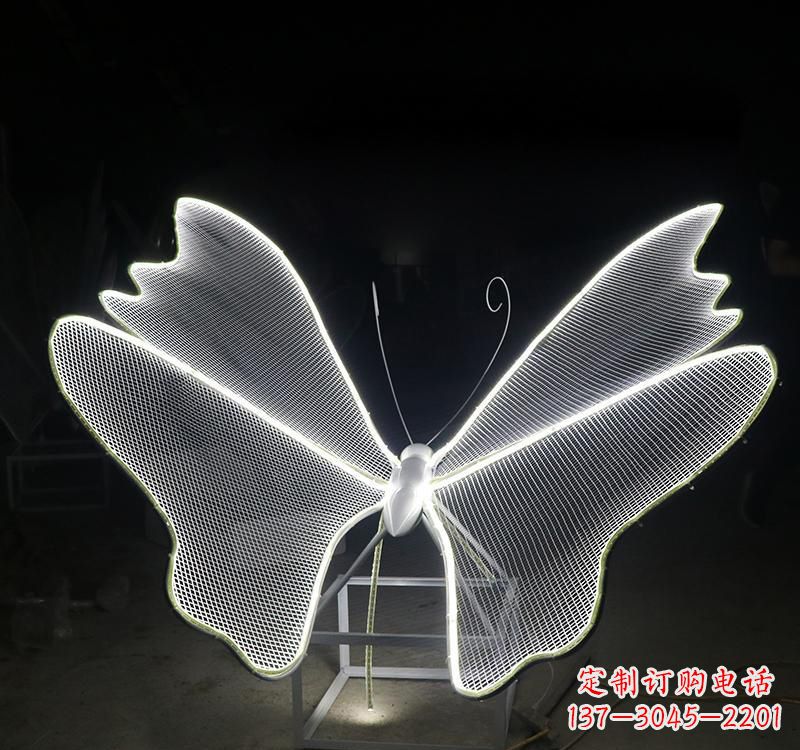 江西不锈钢灯饰蝴蝶雕塑
