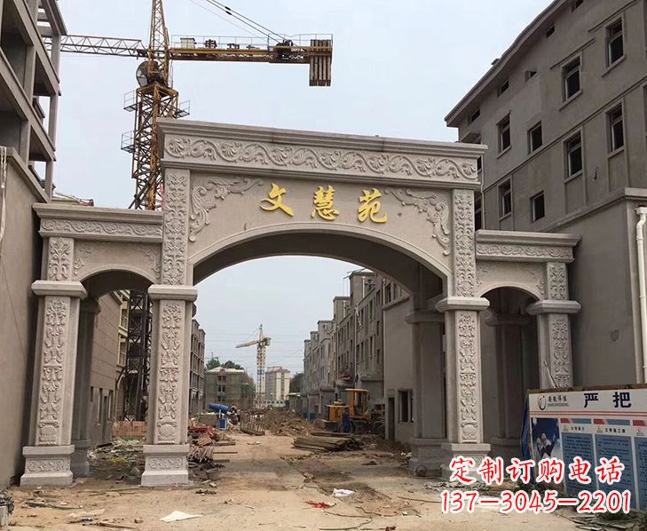 江西不锈钢雕塑 雕刻牌坊