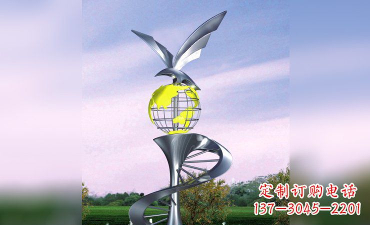 江西不锈钢雕塑雄鹰展翅