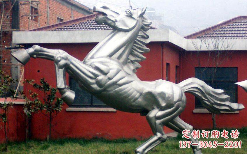 江西不锈钢动物奔马雕塑