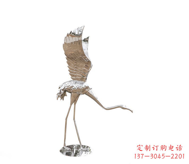 江西不锈钢动物火烈鸟雕塑112
