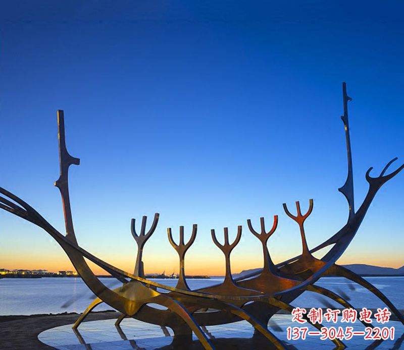 江西不锈钢帆船比赛运动雕塑