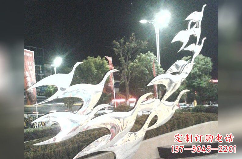 江西不锈钢飞翔的抽象大雁