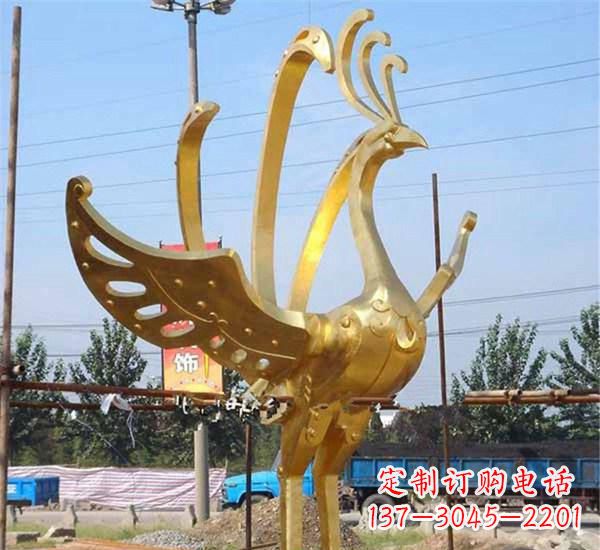 江西不锈钢凤凰雕塑