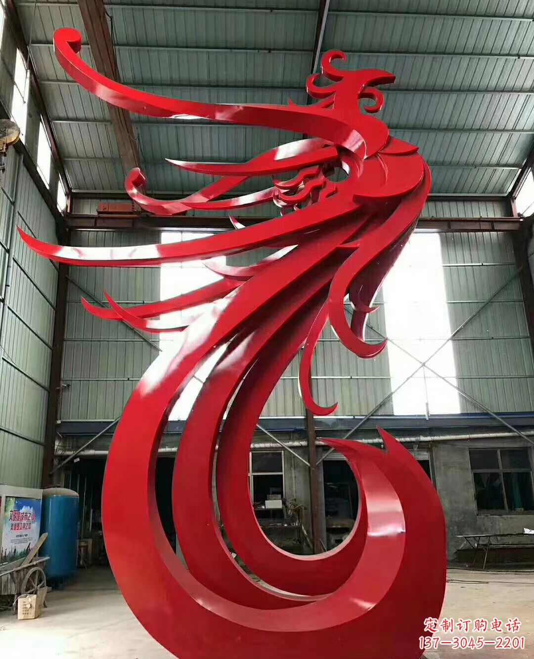 江西不锈钢凤凰景观雕塑广场公园动物雕塑