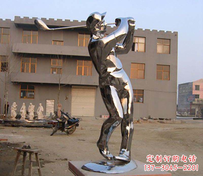 江西不锈钢高尔夫雕塑