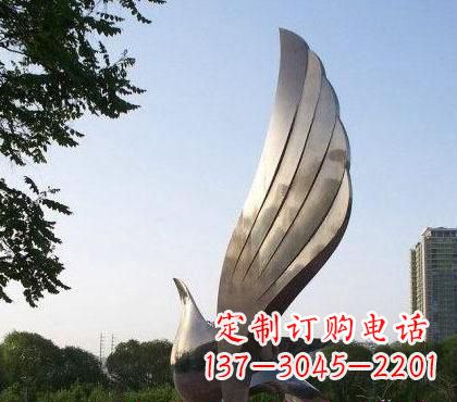 江西不锈钢鸽子雕塑2