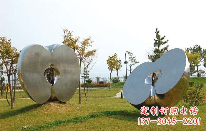 江西不锈钢苹果雕塑——珍贵的艺术瑰宝