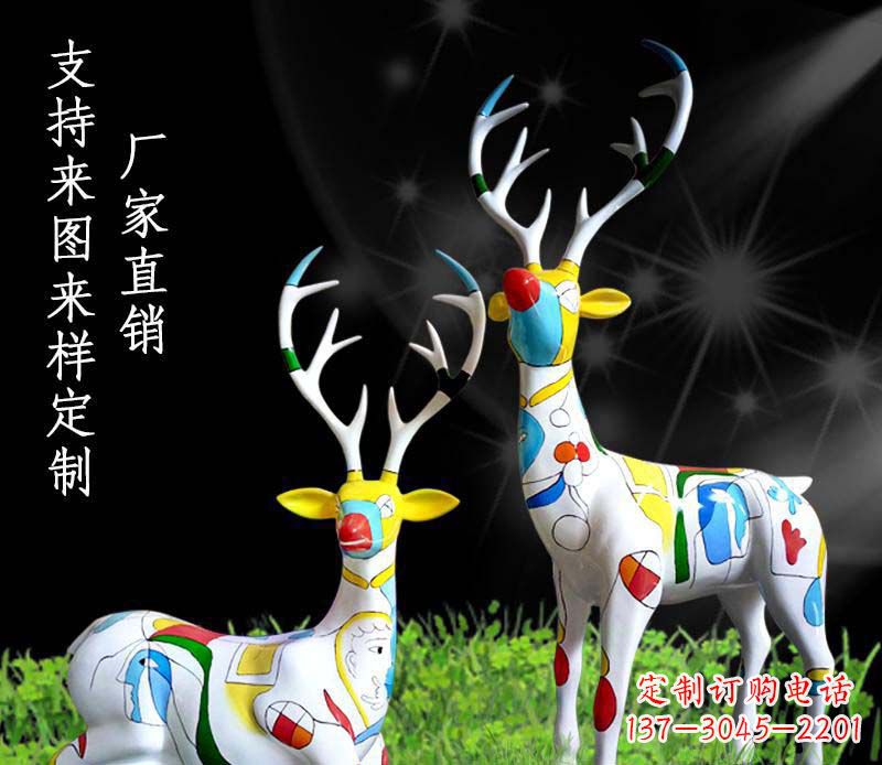江西不锈钢公园动物小鹿