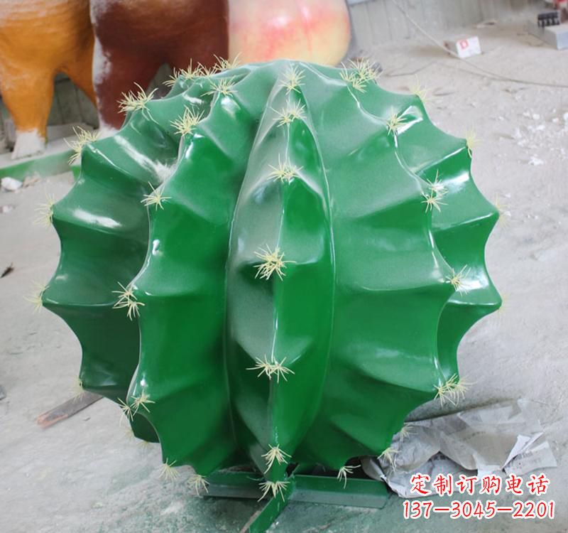 江西不锈钢公园景观仙人掌雕塑