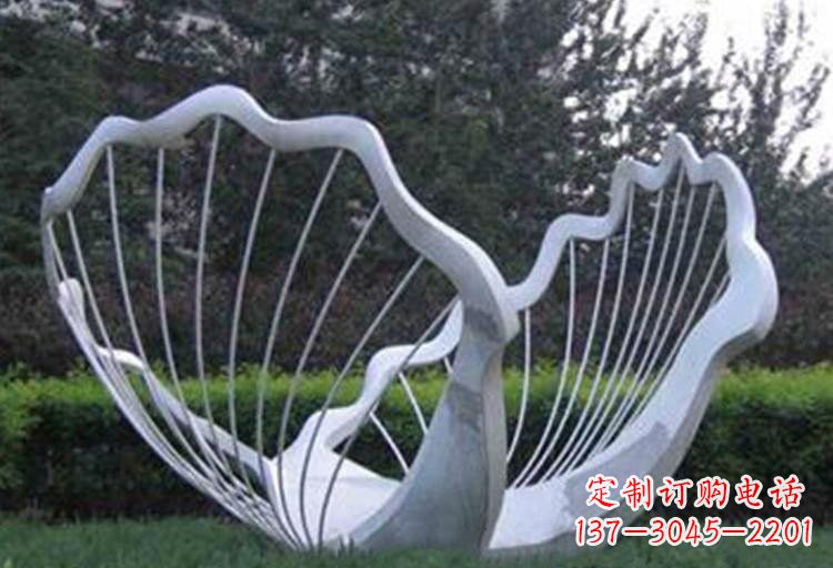 江西不锈钢公园的镂空贝壳雕塑