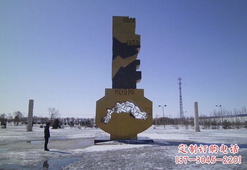 江西不锈钢钥匙雕塑精致且具有象征意义