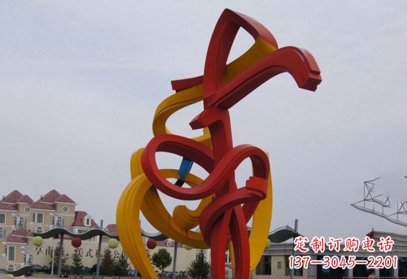 江西不锈钢音符雕塑美妙的视觉音乐