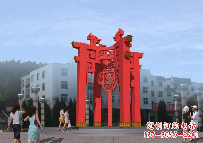 江西不锈钢灯笼雕塑——点亮城市美景