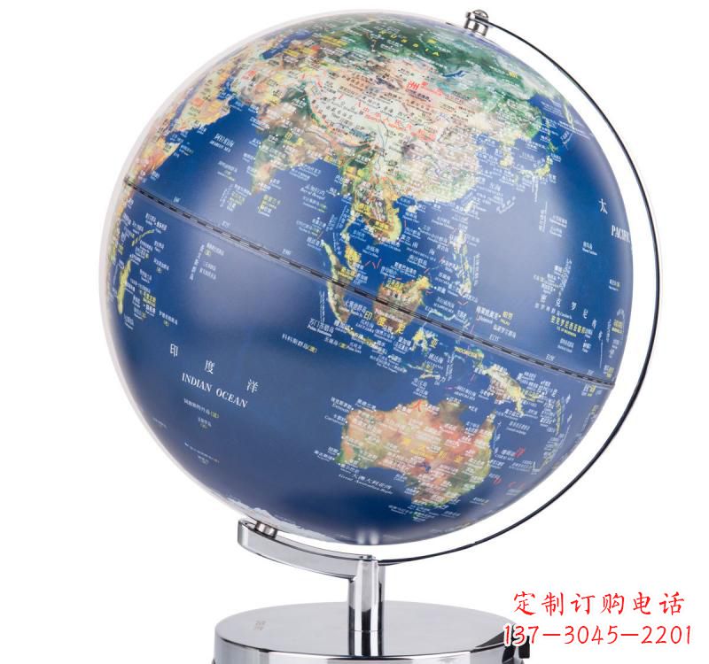 江西不锈钢地球仪雕塑精美的艺术品