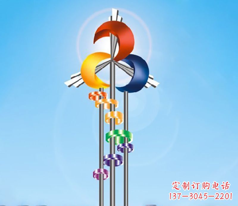 江西不锈钢风车雕塑精美的艺术之作