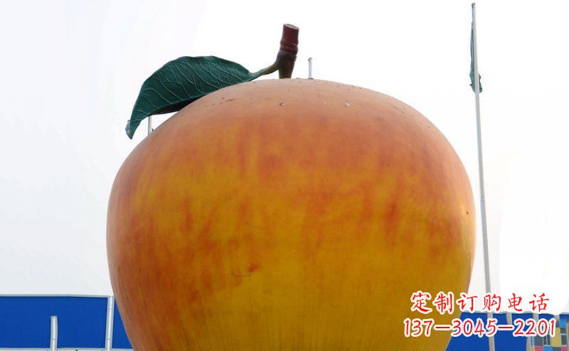 江西不锈钢苹果雕塑浓缩艺术精髓
