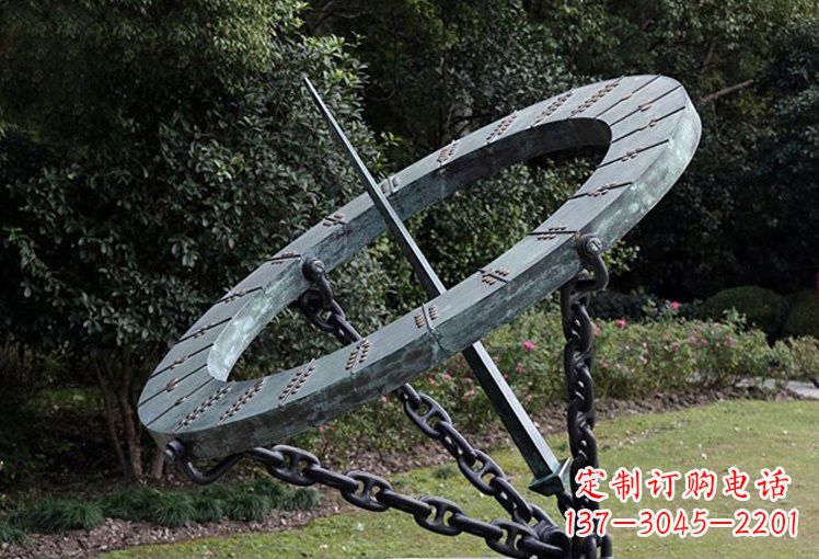 江西不锈钢日晷雕塑精致的艺术符号