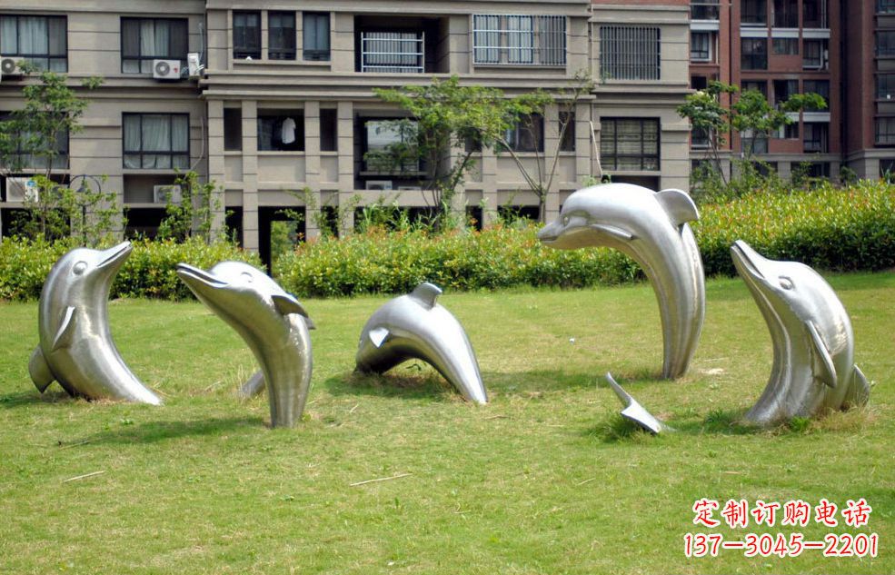江西不锈钢海豚传承海洋文化的象征
