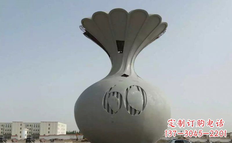 江西不锈钢花篮雕塑精美绝伦