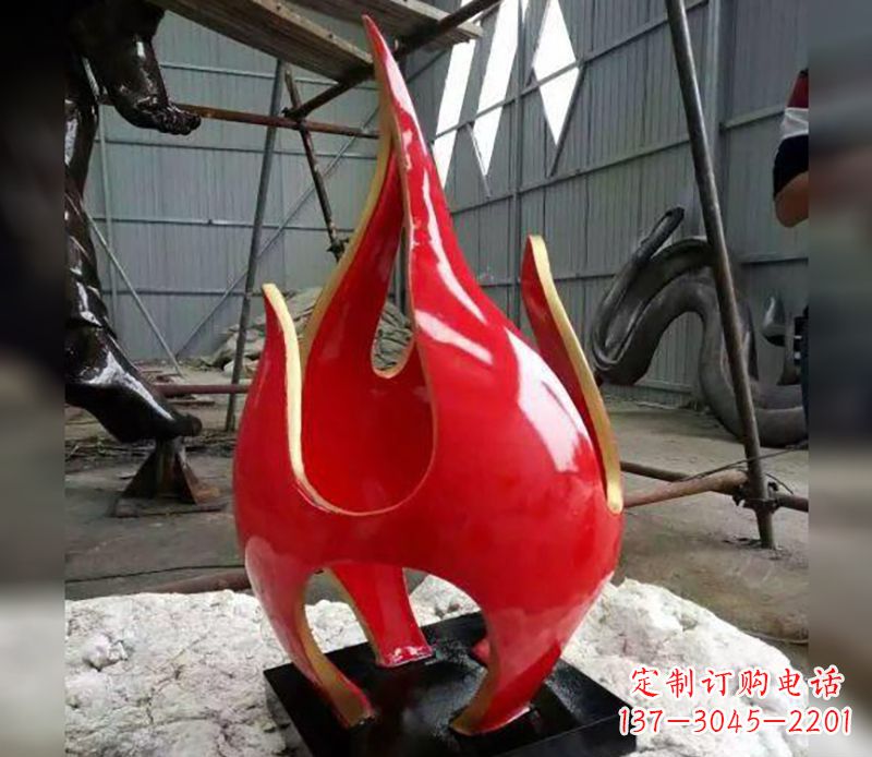 江西不锈钢火龙果雕塑传承传统文化的艺术品