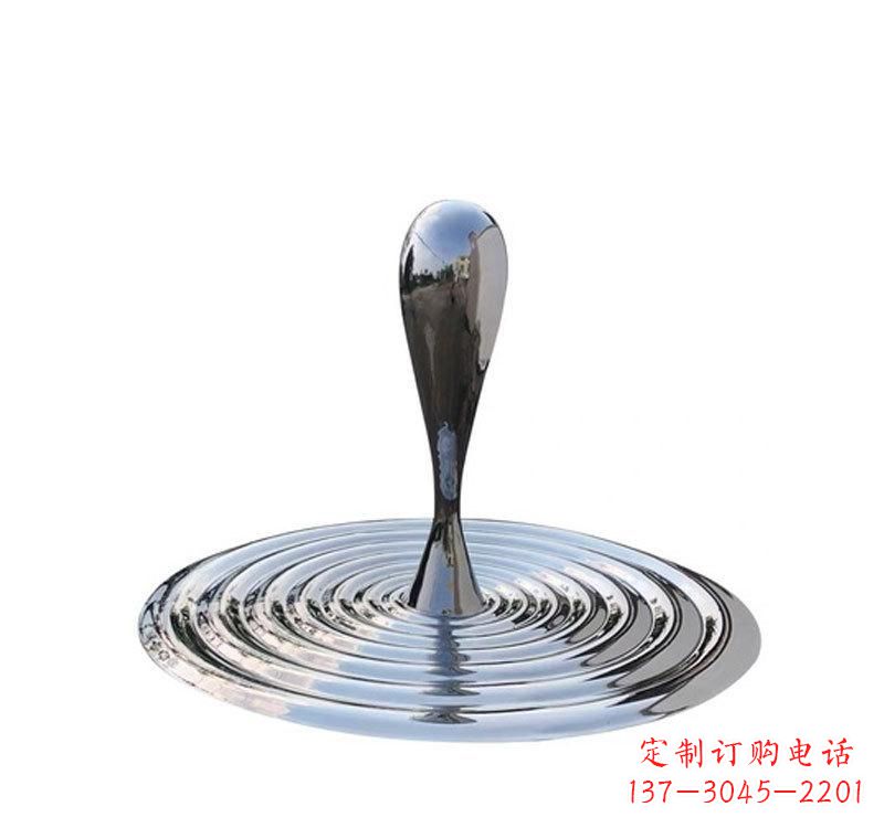 江西不锈钢景区水滴雕塑精美绝伦