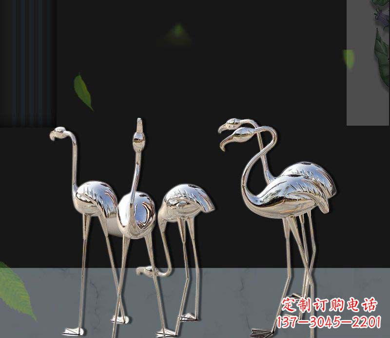 江西非凡之美不锈钢火烈鸟雕塑