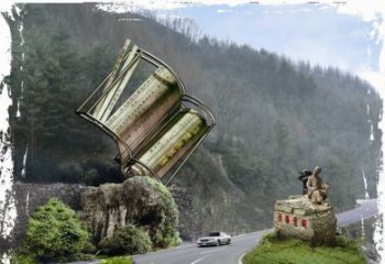 江西神农本草经竹简雕塑——传承中华文化精髓